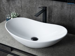 Раковина Gid N9811 51175 накладная белая 61x37x15